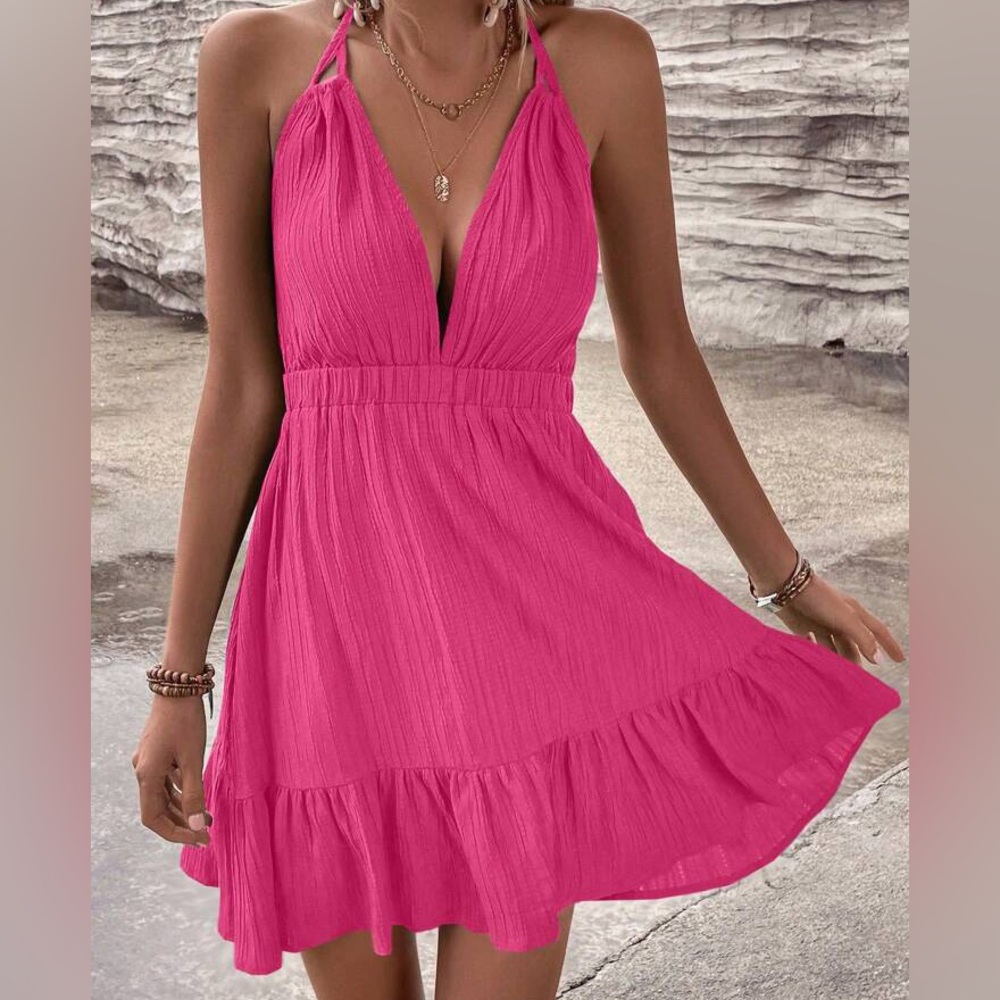 Pink mini dress. SHEIN. Size small (US 4).